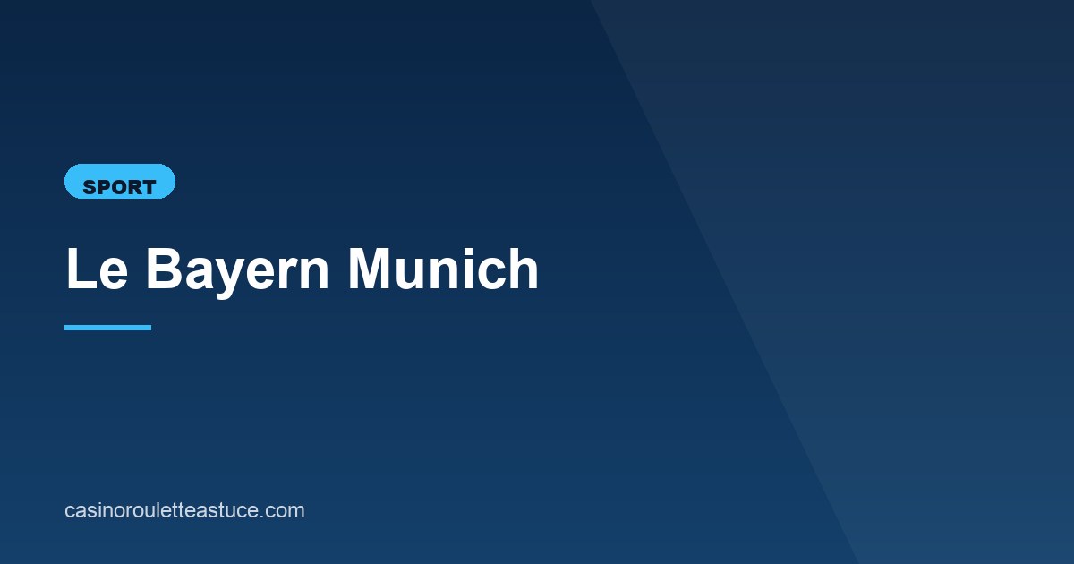 Illustration de l'article consacré au Bayern Munich