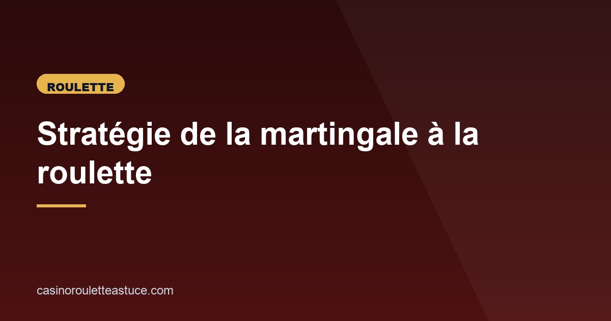 Illustration de l'article consacré à la martingale